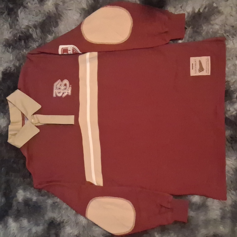 Rare And Vintage, Garnet And Gold FSU Seminoles Collard Sweater